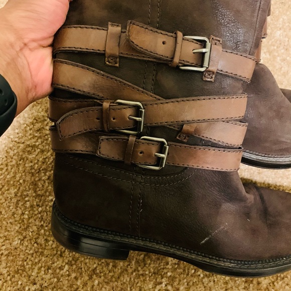 B. Makowsky Brown Leather riding boots Size 10 - Picture 11 of 16